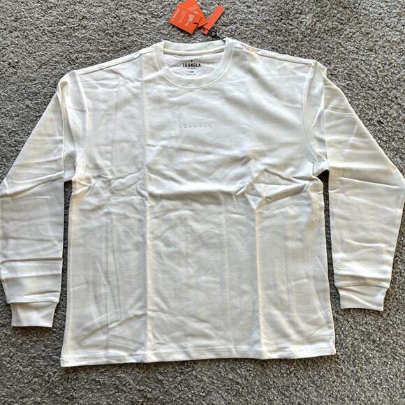 YoungLA Other - Men's YoungLA Thick#450 CloudFoamLongSleeveCrewNeck, XL, NWT, White